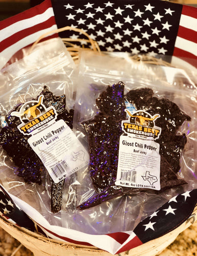 Ghost Pepper Beef Jerky is an excellent choice if you enjoy a spicy journey! The Ghost Pepper Jerky does exactly what you think it does by sneaking up on you when you do not expect it! Our Hottest Beef Jerky and a tough one to compete against!