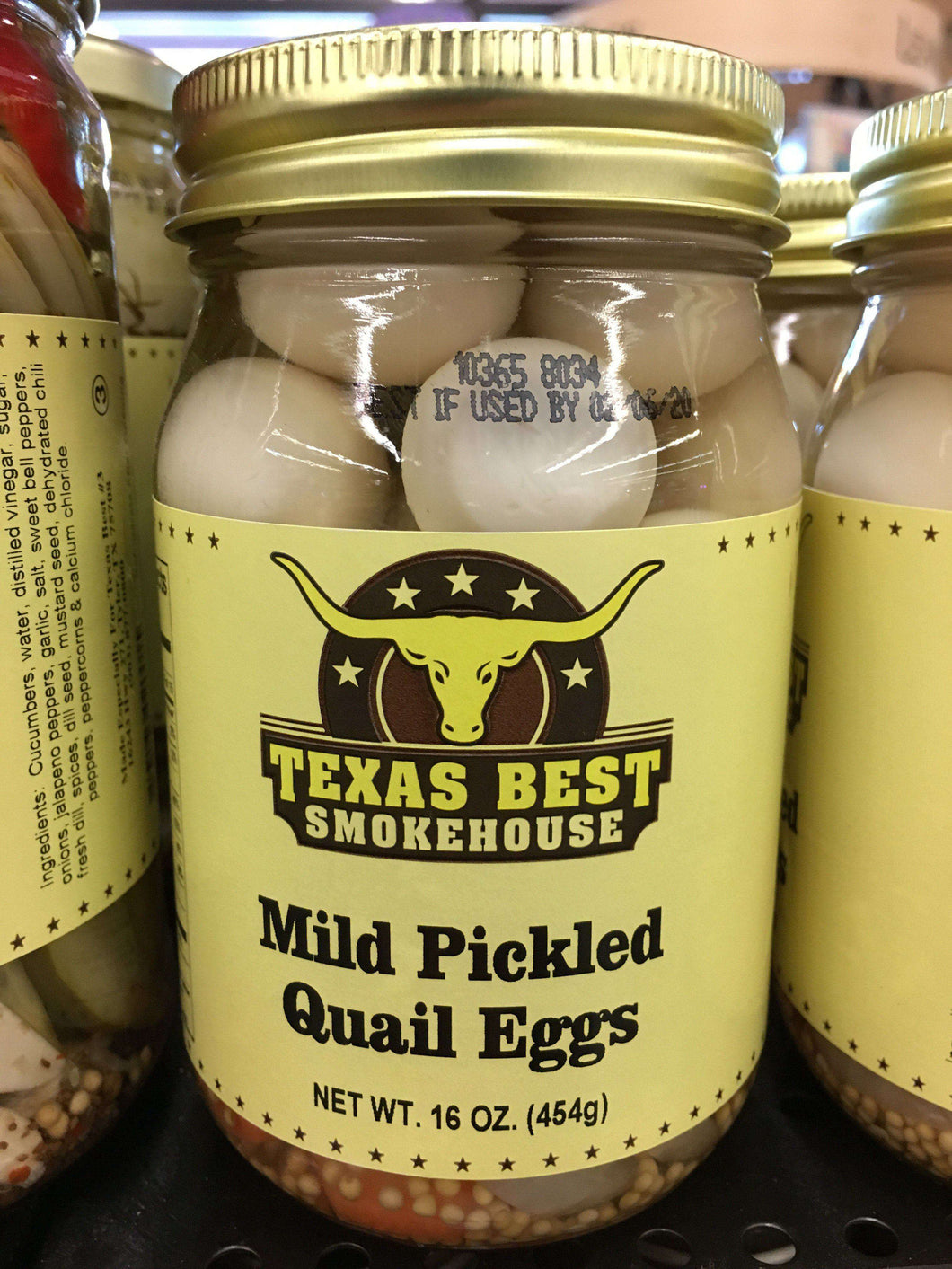 Mild Pickled Quail Eggs 16oz
