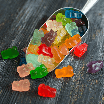 12 Flavor Gummi Bears 6.6oz
