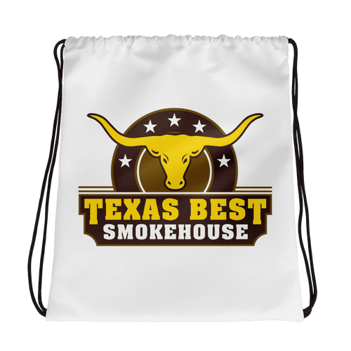 Texas Best Smokehouse Drawstring bag